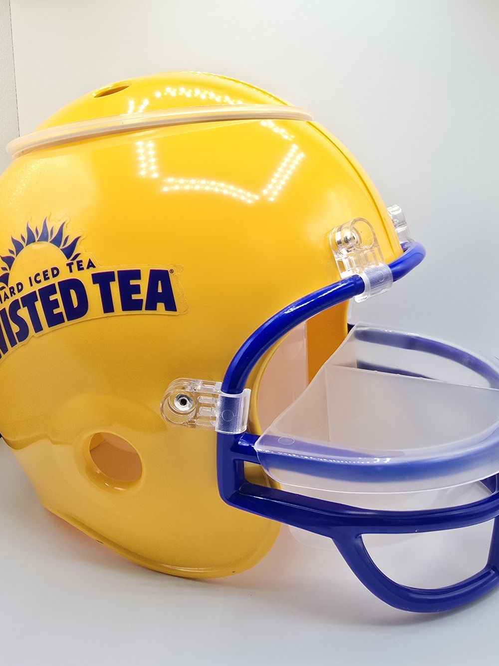 Twisted Tea Helmet Snack Bowl Plastic Barware Party Serving Dish Chips & Dip